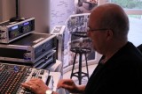 Musikjournalist bei der Aufnahme