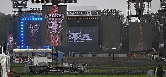 Wacken Chaos Bühne abgesackt